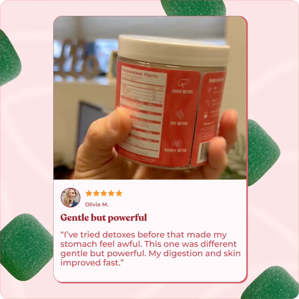 The Daily Detox | Heavy Metal and Microplastic Detox Gummies